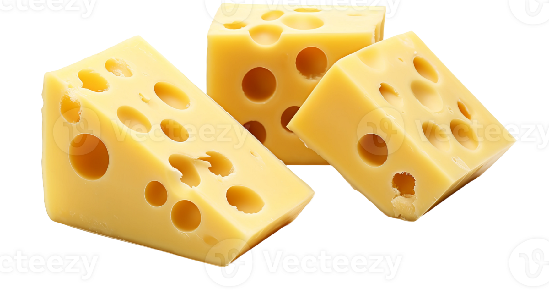 cheese slices on a transparent background png