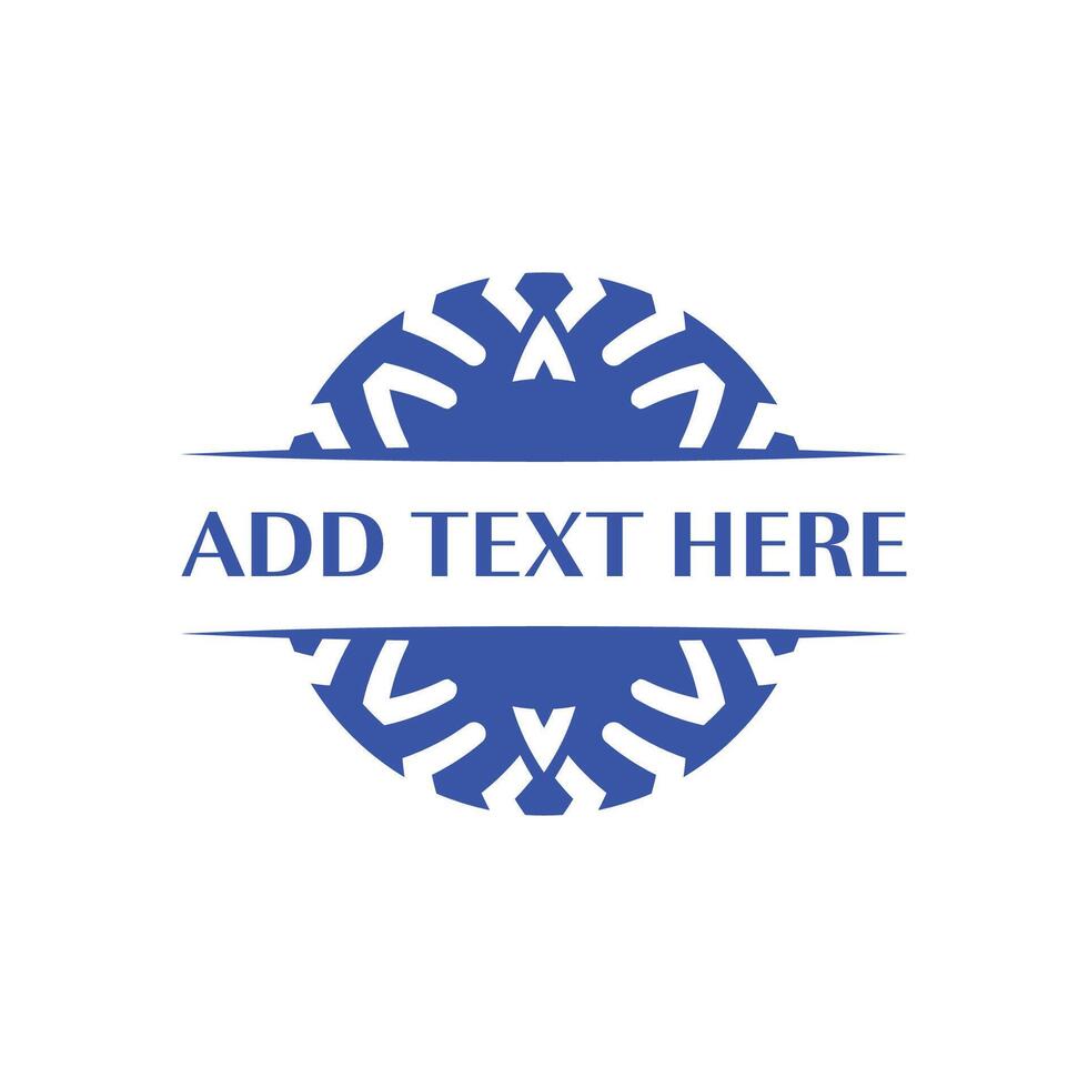 Classic badge design with customizable text suitable for logos and seals vector