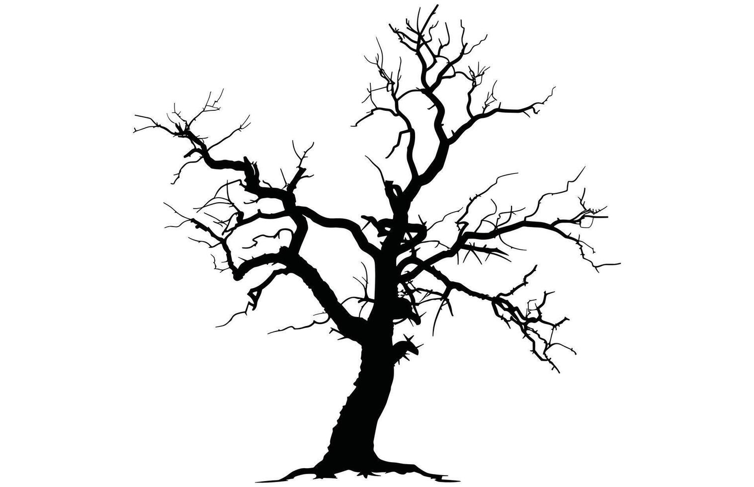 Scary Bare tree vector