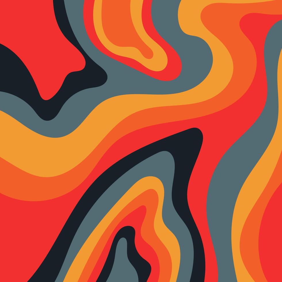 Abstract background with wavy lines and colorful patterns suitable for graphic design projects, web backgrounds, banners, and digital artwork. vector