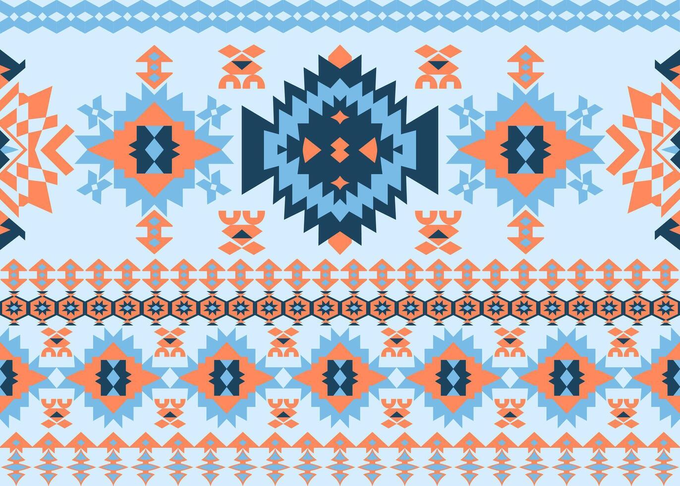 Traditional Palestinian embroidery motif arranged in a seamless pattern vector