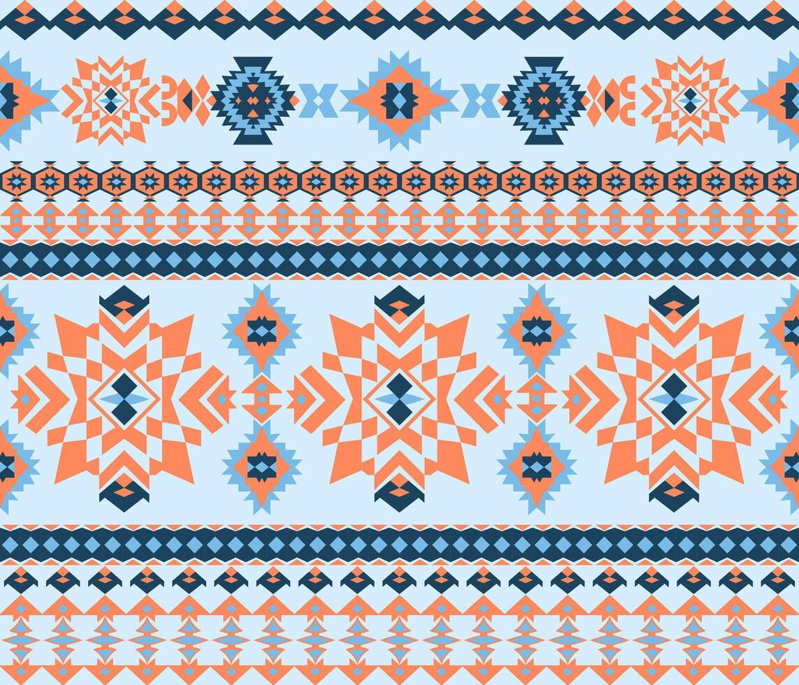 Pattern design with traditional Palestinian embroidery in a seamless style vector
