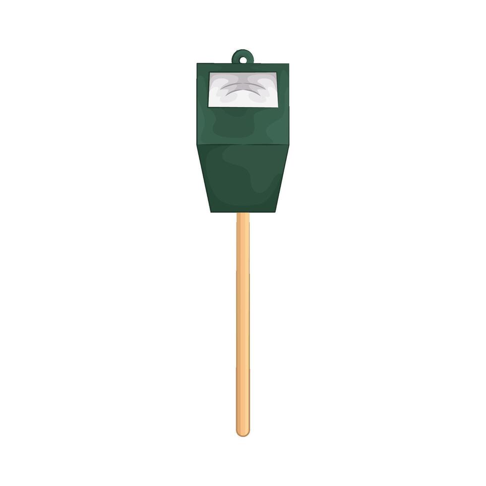 Illustration of soil moisture sensor vector
