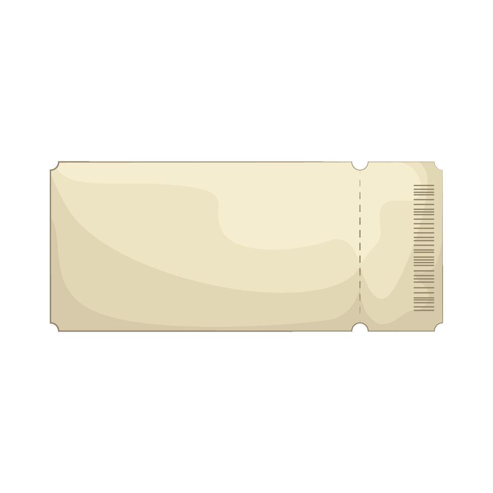 Illustration of old ticket vector