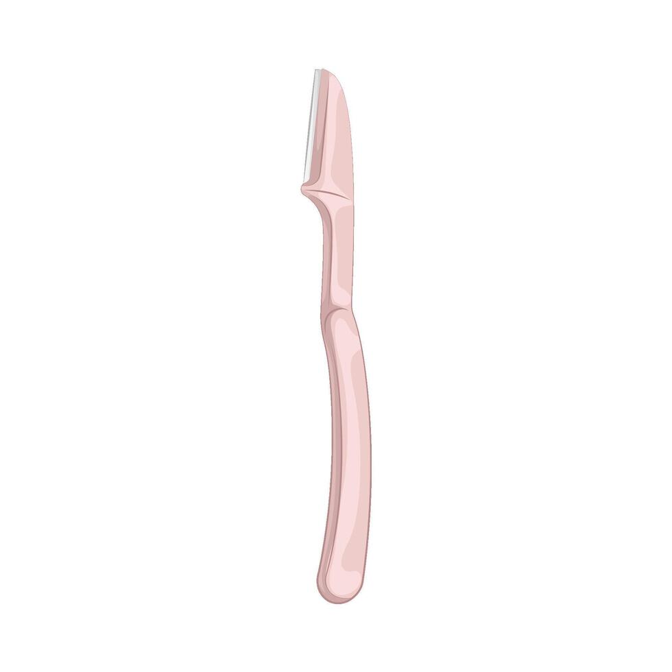 Illustration of eyebrow razor vector
