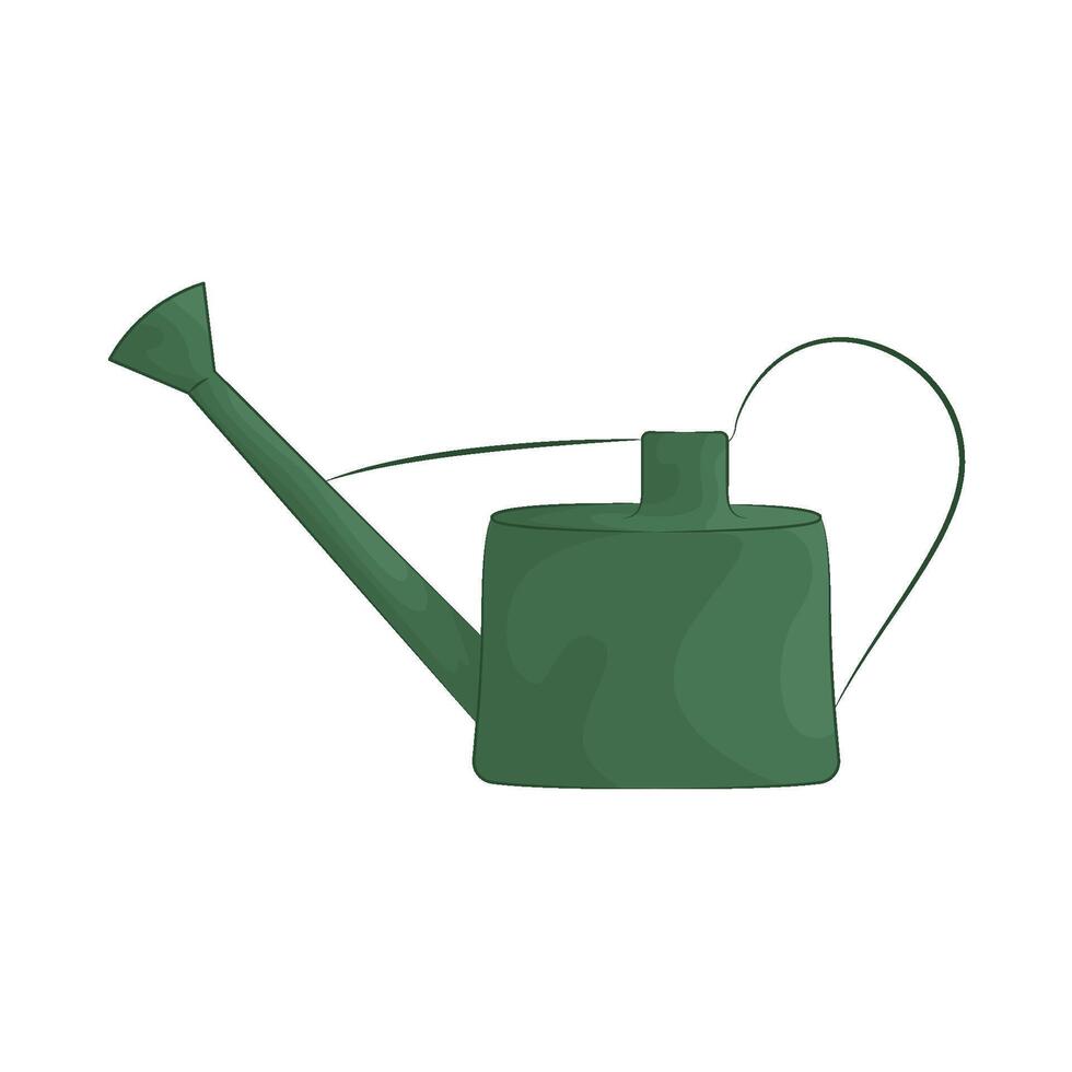 Illustration of watering can vector