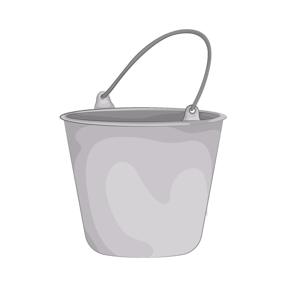 Illustration of water bucket vector