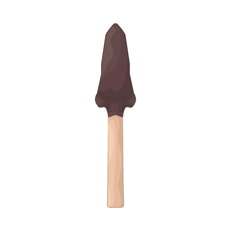 Illustration of ancient spear vector