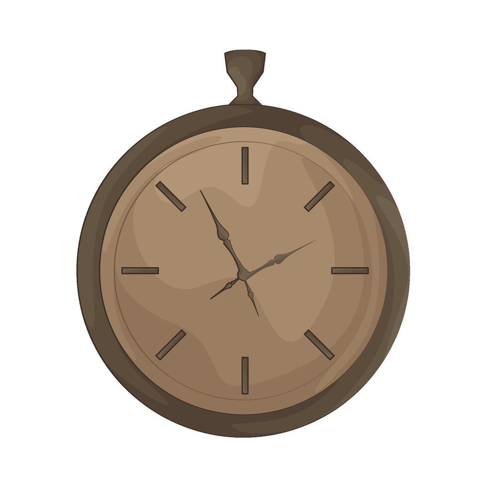 Illustration of old clock vector