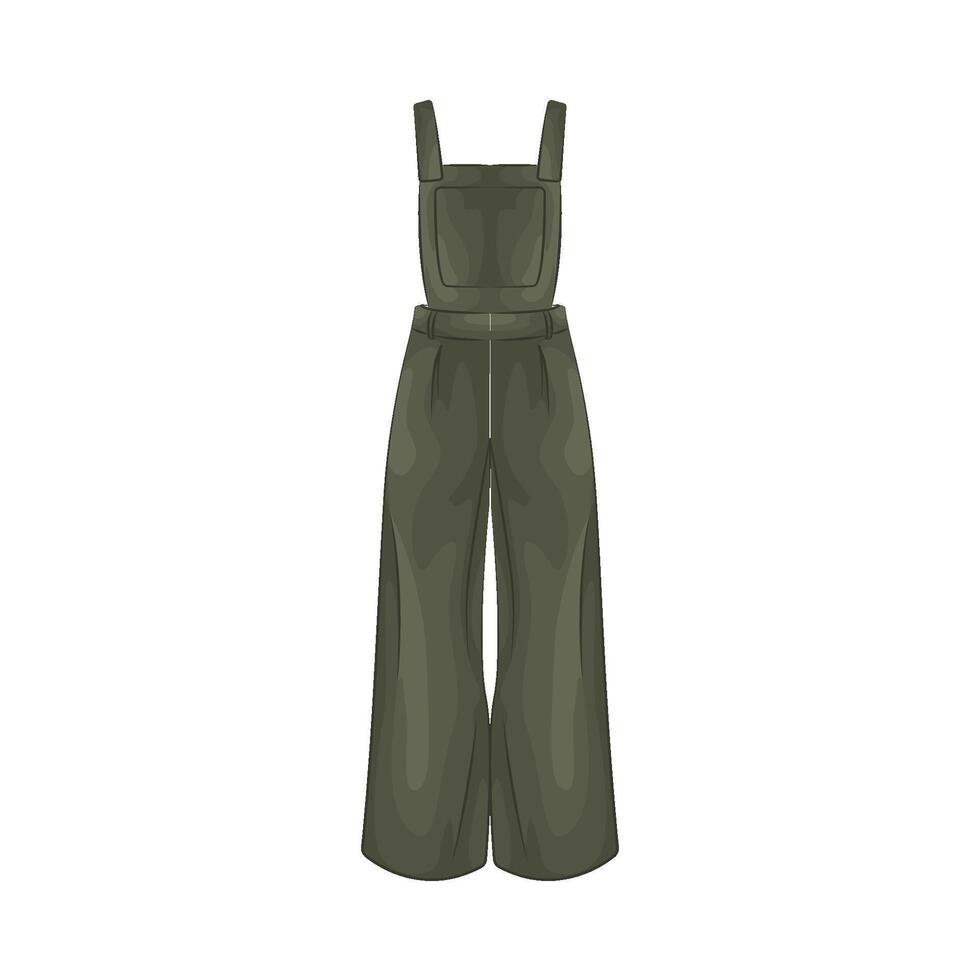 Illustration of jumpsuit vector