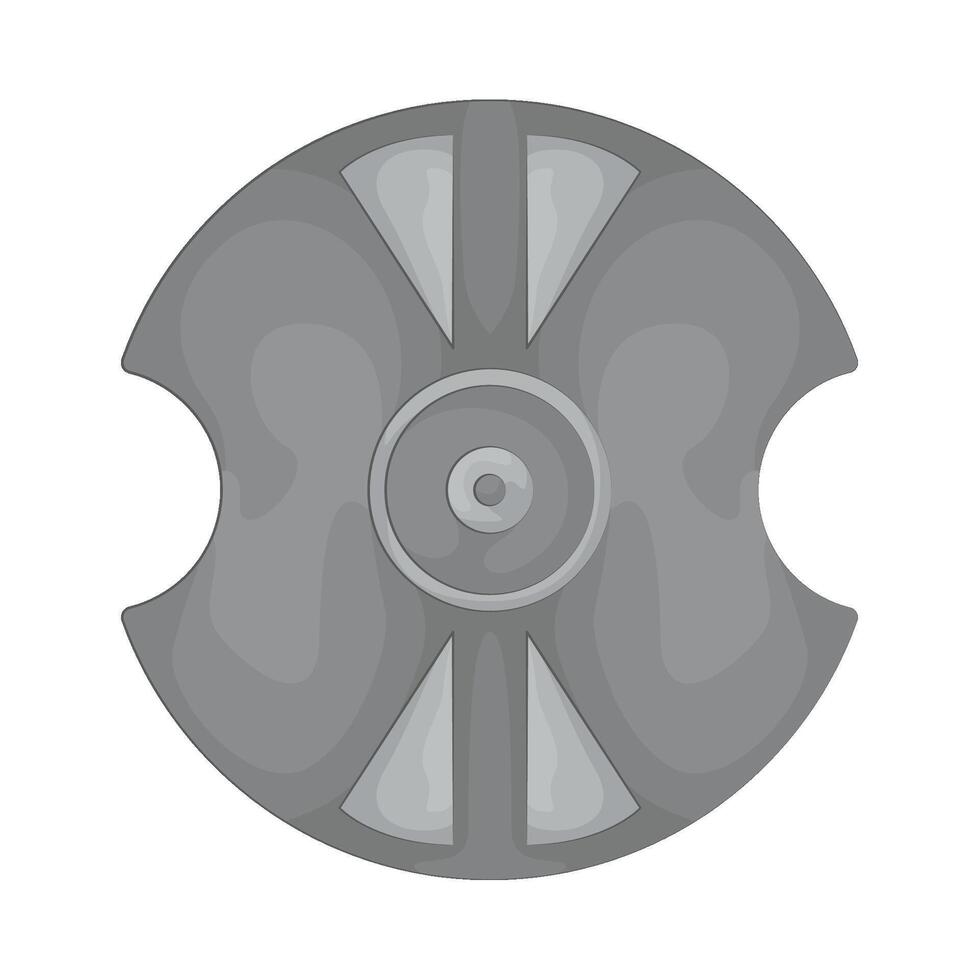 Illustration of old shield vector