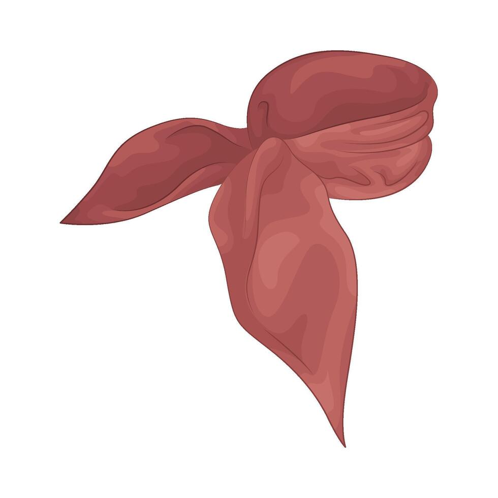 Illustration of scarf vector