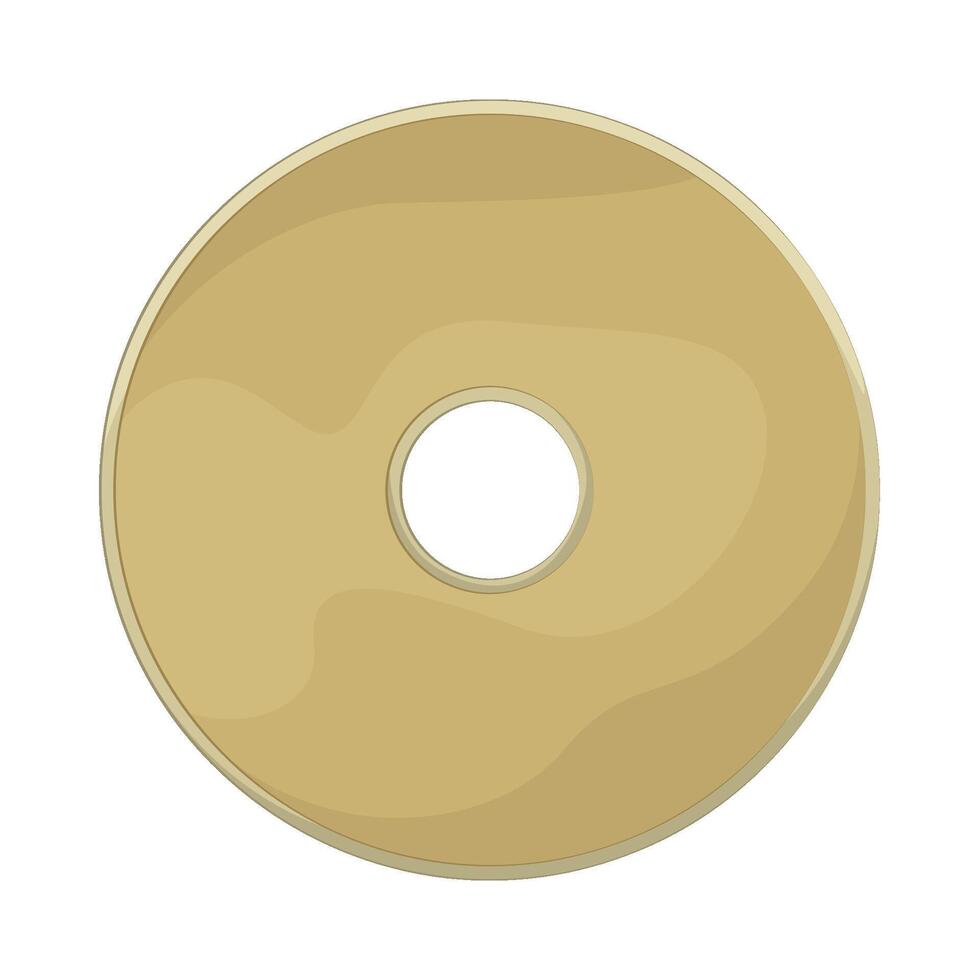 Illustration of old coin vector