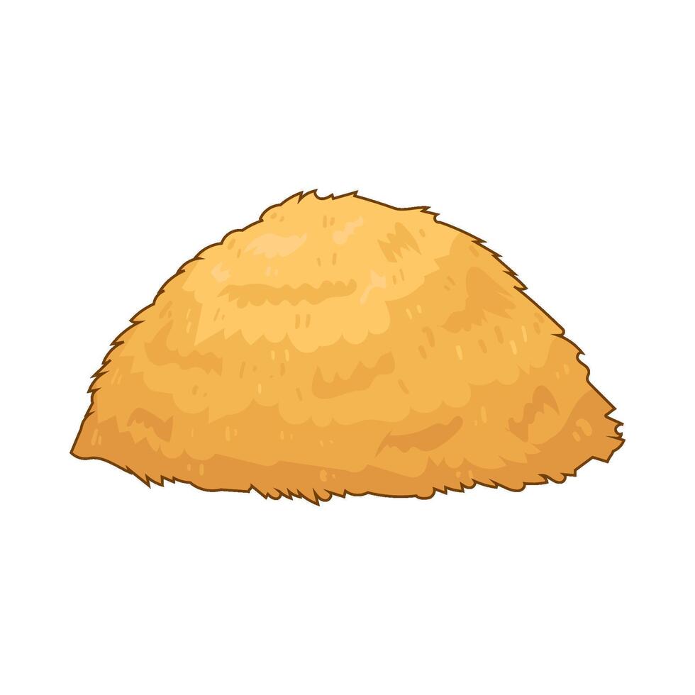Illustration of straw vector