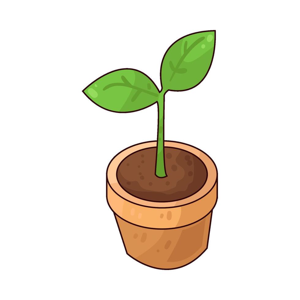 Illustration of plant vector