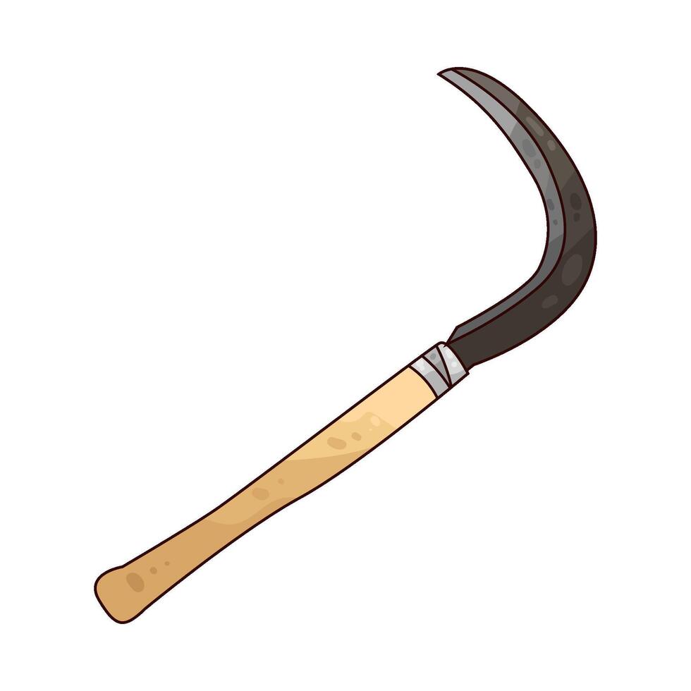 Illustration of sickle vector