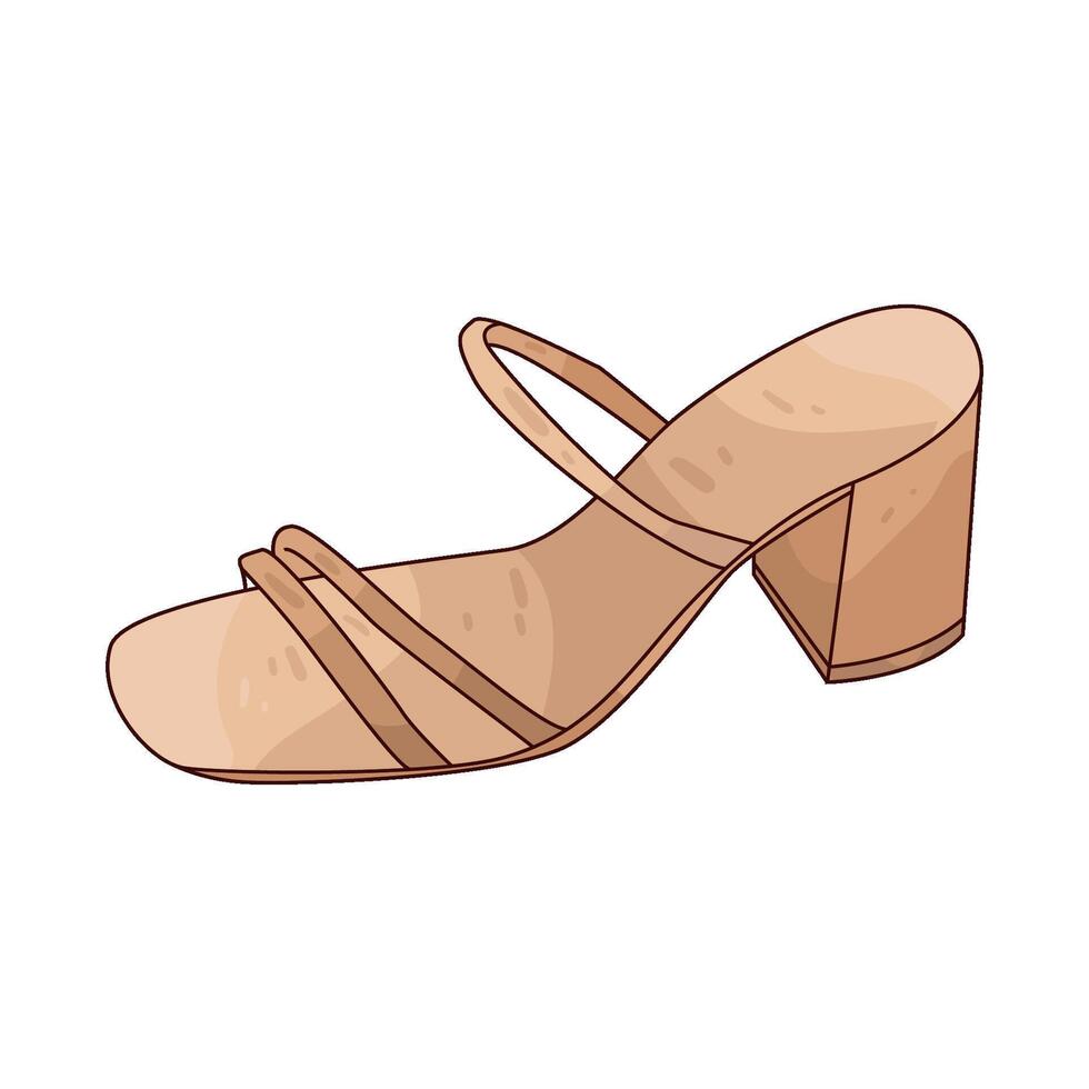 Illustration of high heels vector