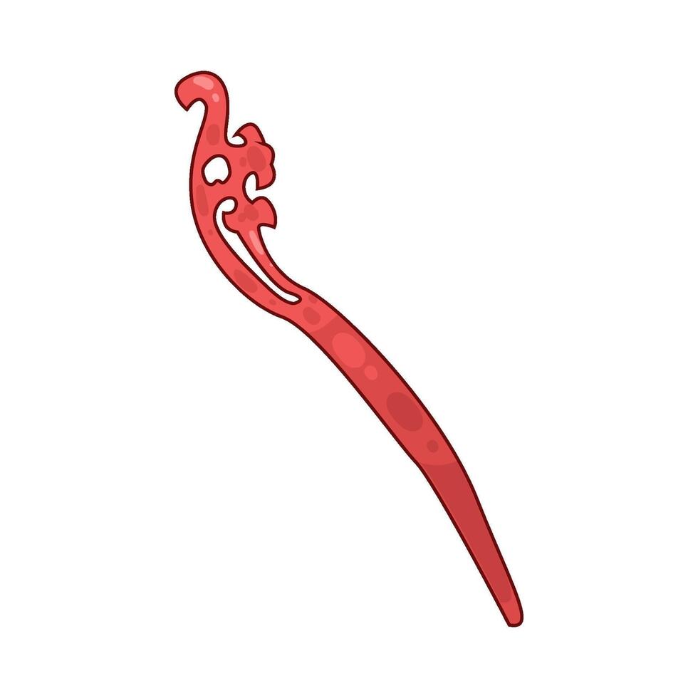 Illustration of hair stick vector