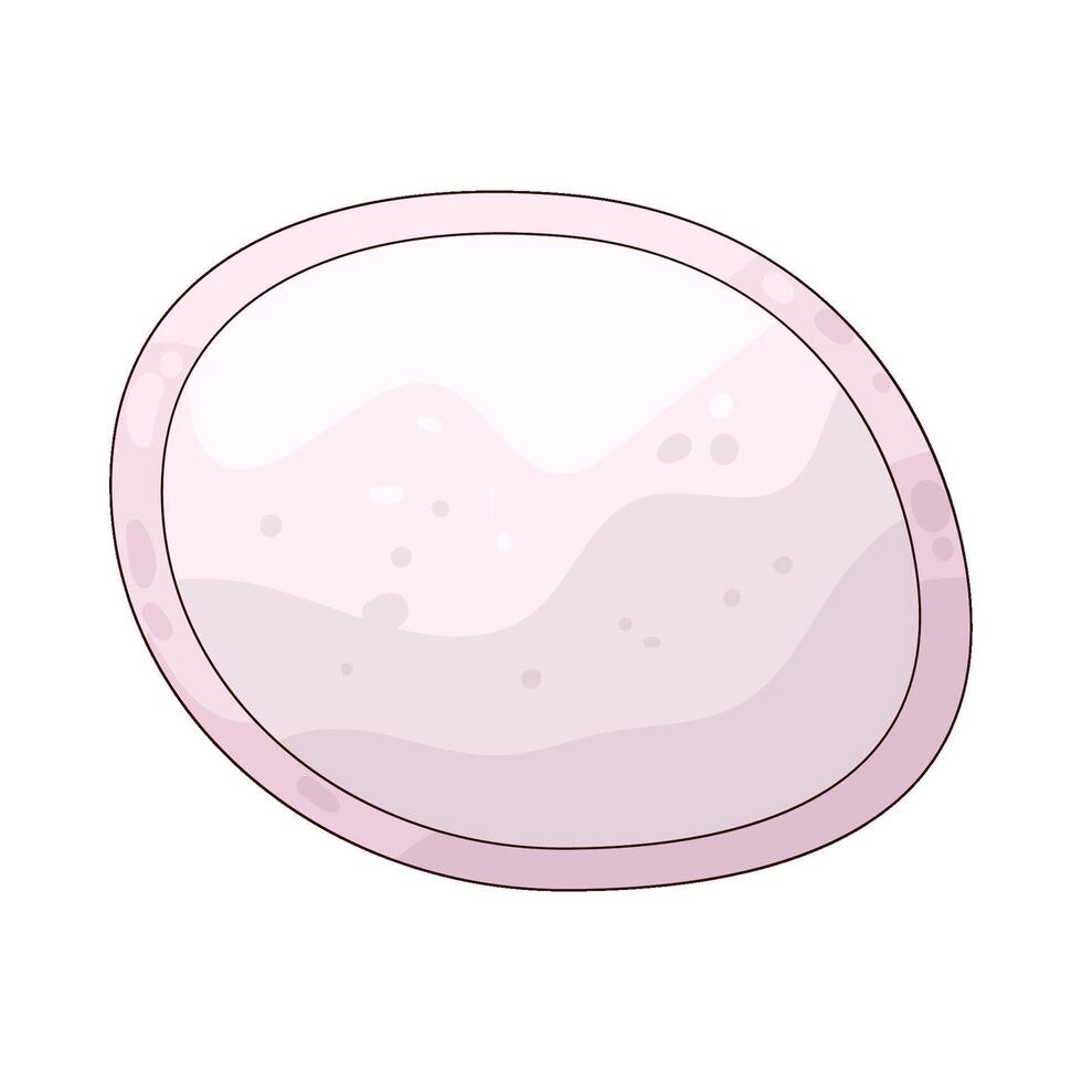 Illustration of cotton pad vector