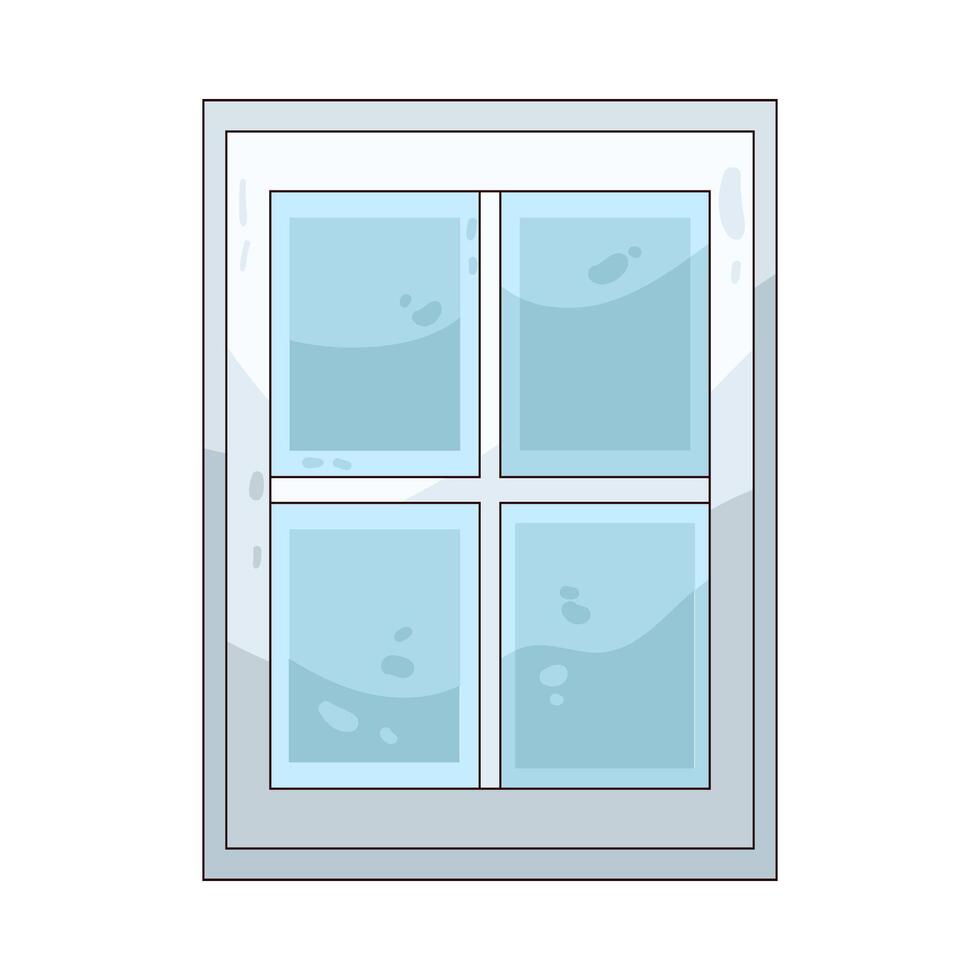 Illustration of window vector