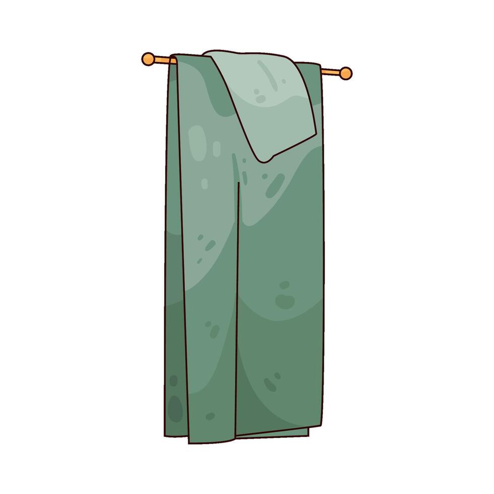 Illustration of towel vector