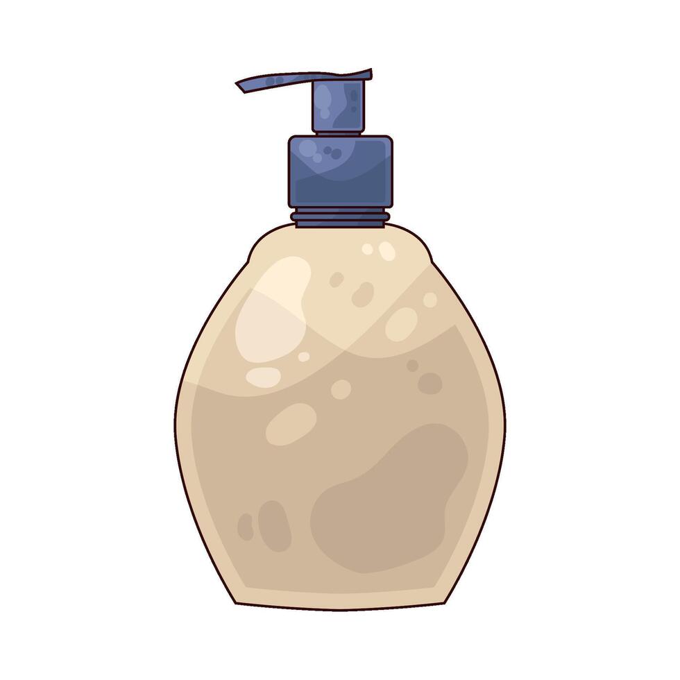 Illustration of soap bottle vector