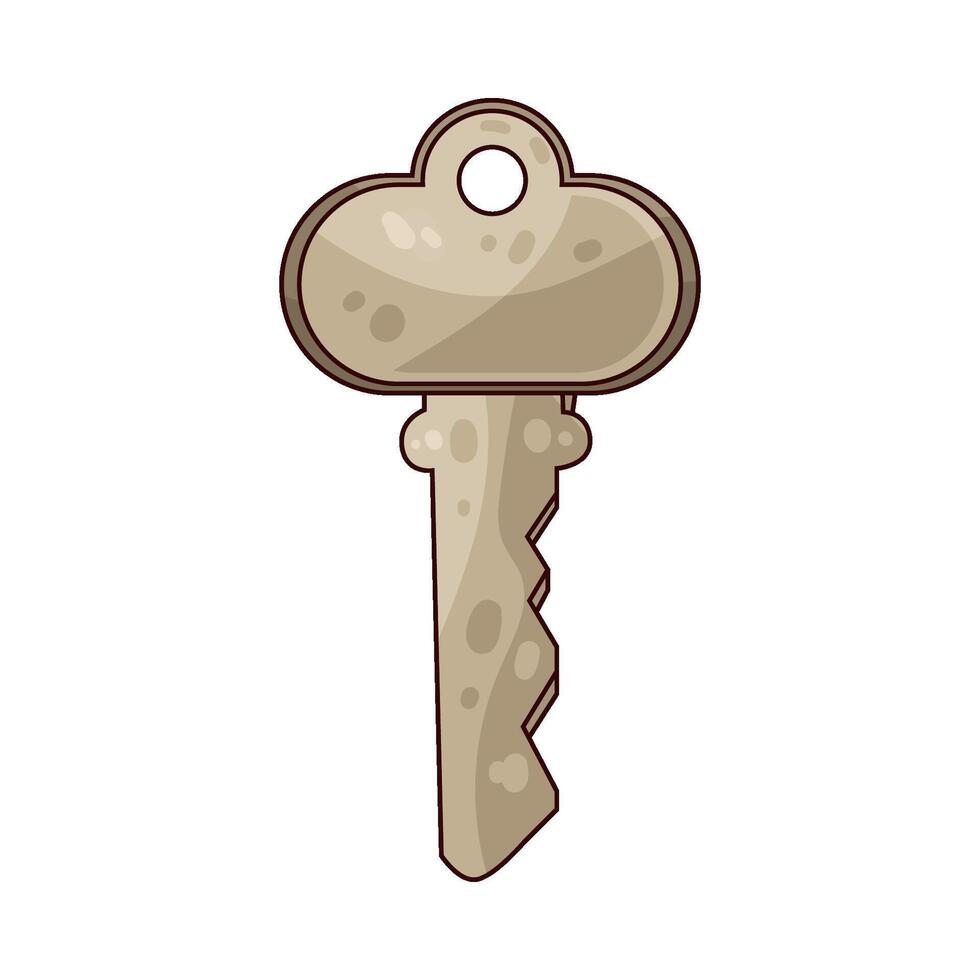 old key illustration vector