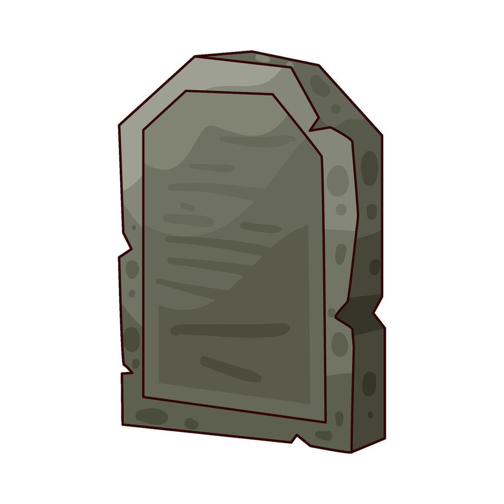 Illustration of old grave vector