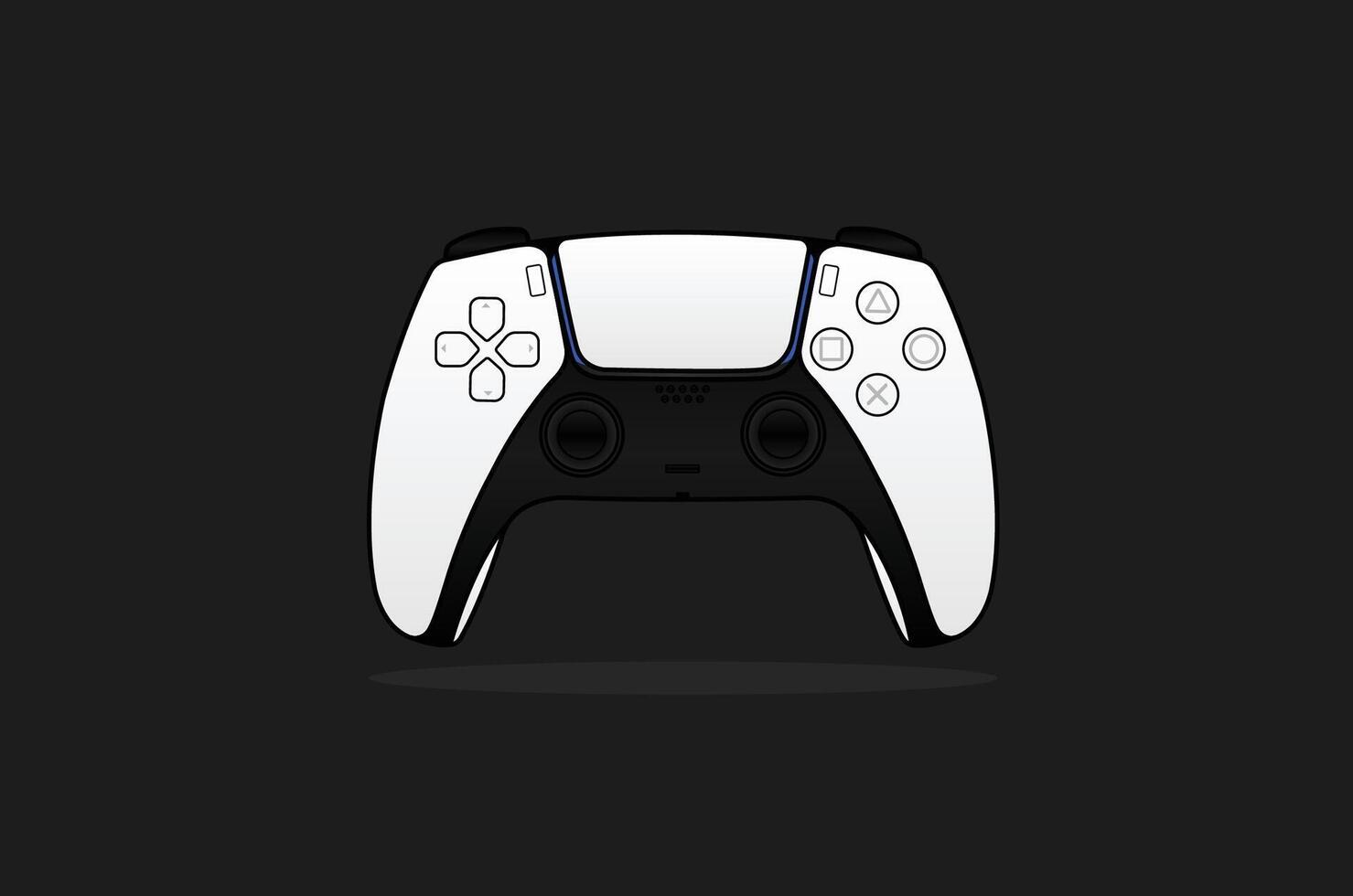 Game Console white vector
