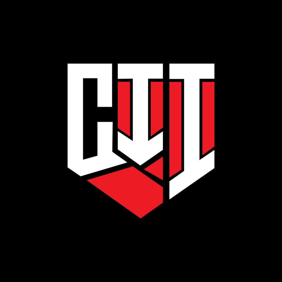 CII letter logo abstract design. CII unique design. CII. vector