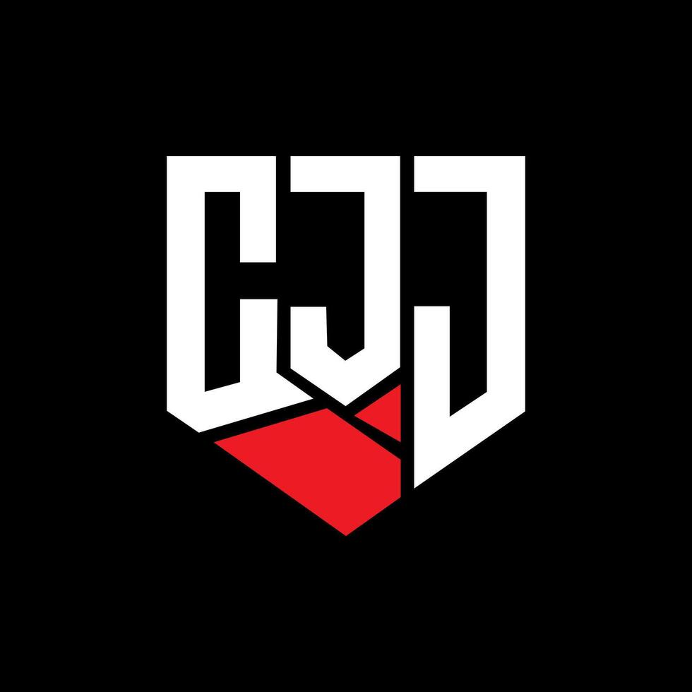 CJJ letter logo abstract design. CJJ unique design. CJJ. vector