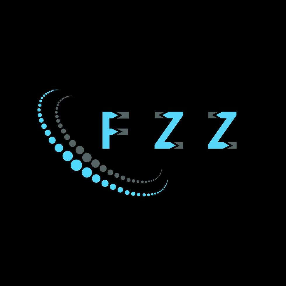 FZZ Logo Design typography and Creative Letter Logo Concept. FZZ unique design. vector