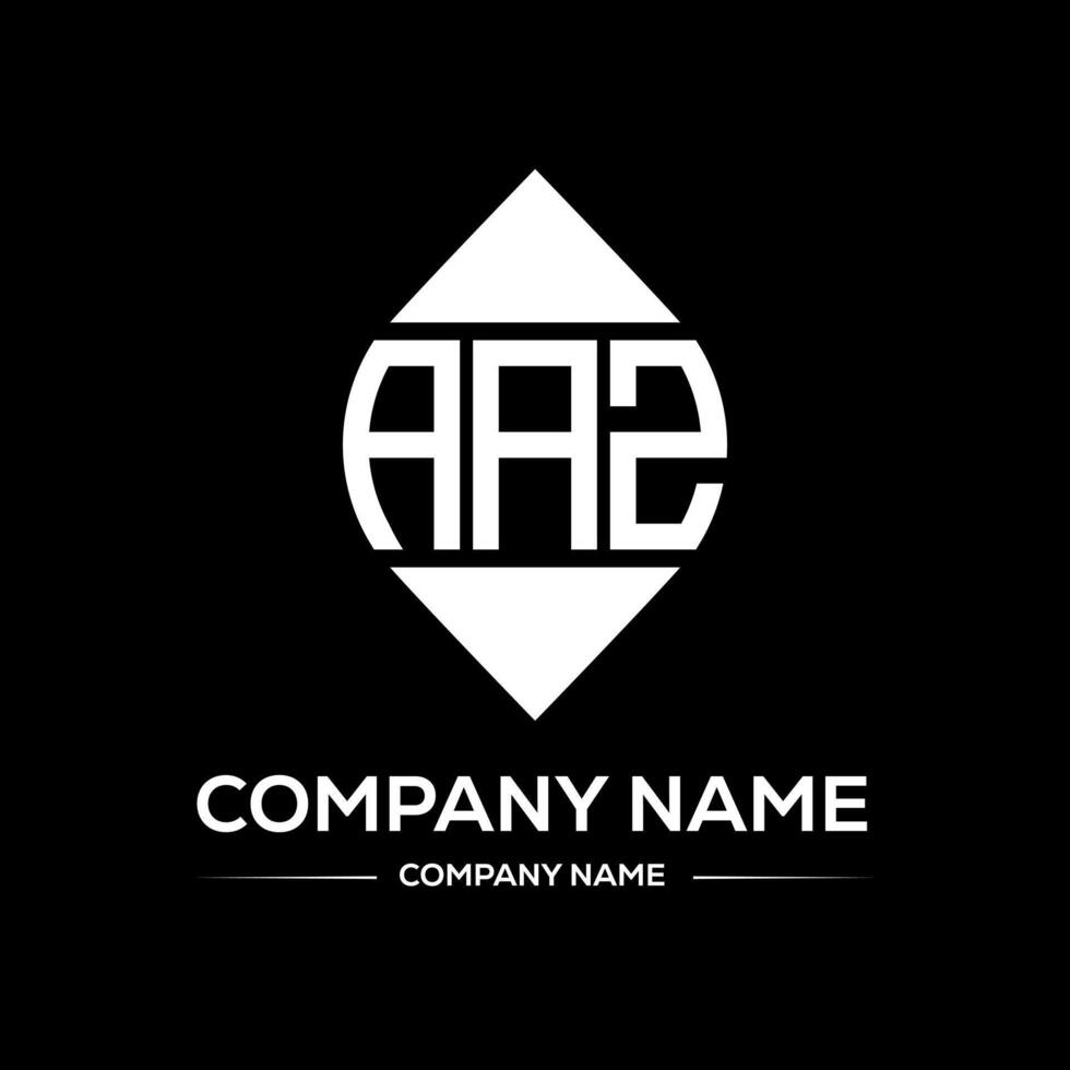 AAZ Logo Design typography and Creative Letter Logo Concept. AAZ unique design. vector