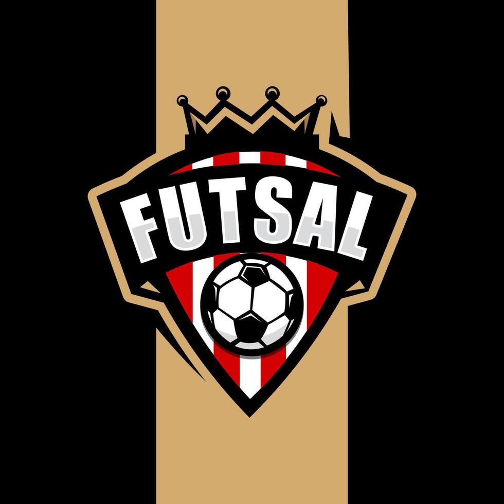 Futsal Logo King vector