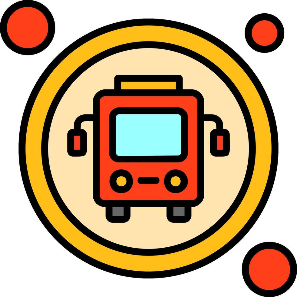 Bus Icon Design Symbol vector
