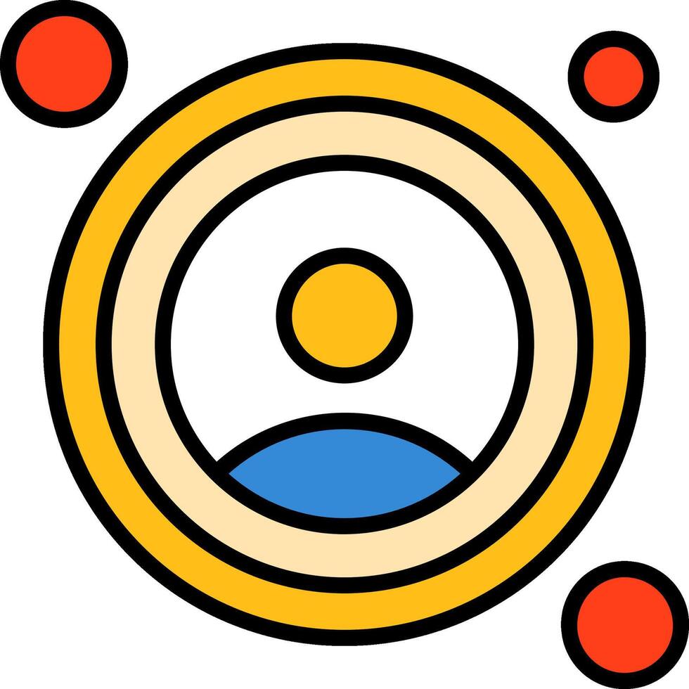 Profile Button Icon Design Symbol vector