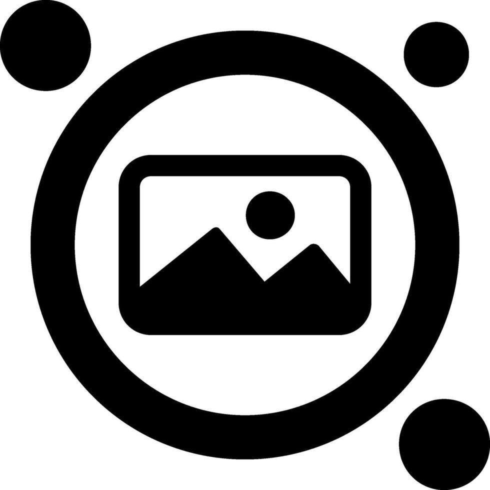 Picture Button Icon Design Symbol vector