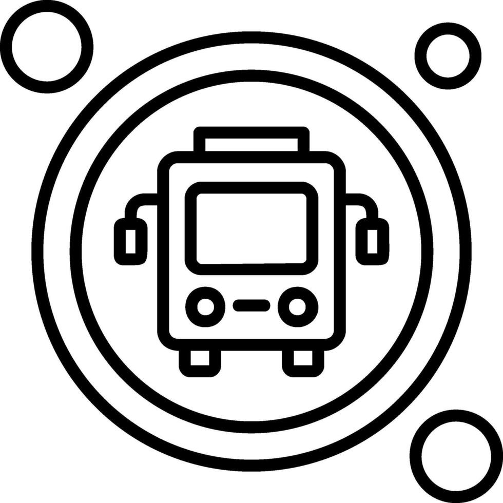 Bus Icon Design Symbol vector