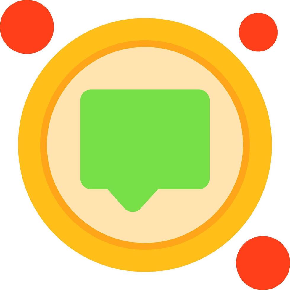 Chat Button Icon Design Symbol vector