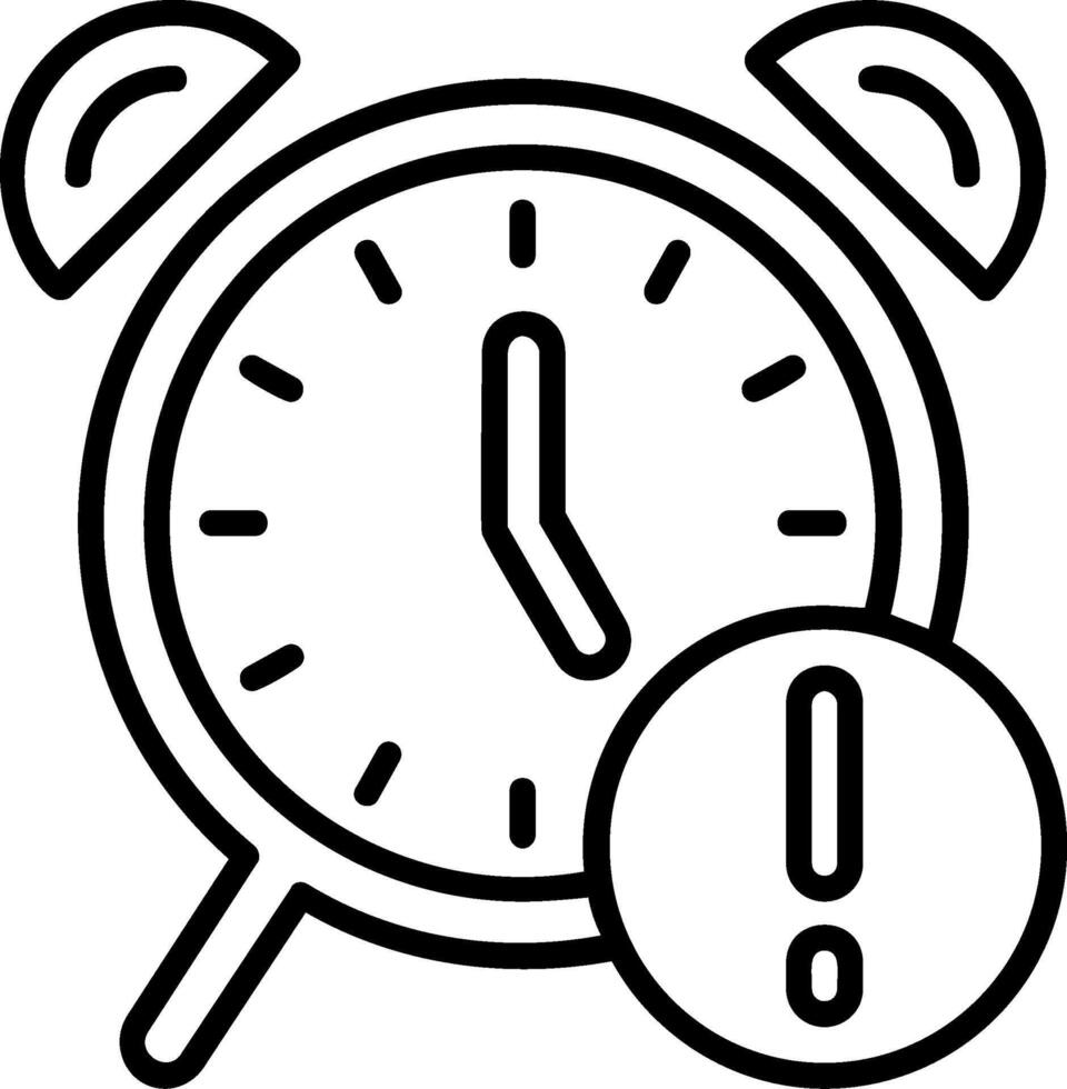 Alarm clock Icon Design Symbol vector