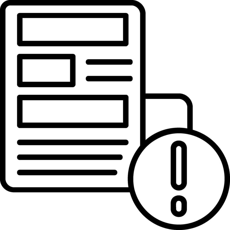 News Icon Design Symbol vector