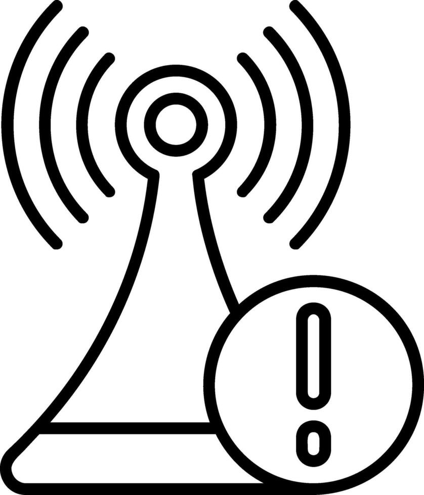 Connection lost Icon Design Symbol vector