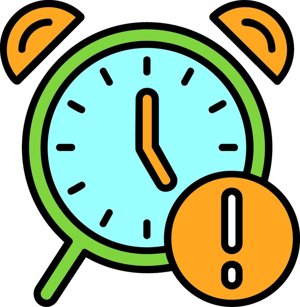 Alarm clock Icon Design Symbol vector