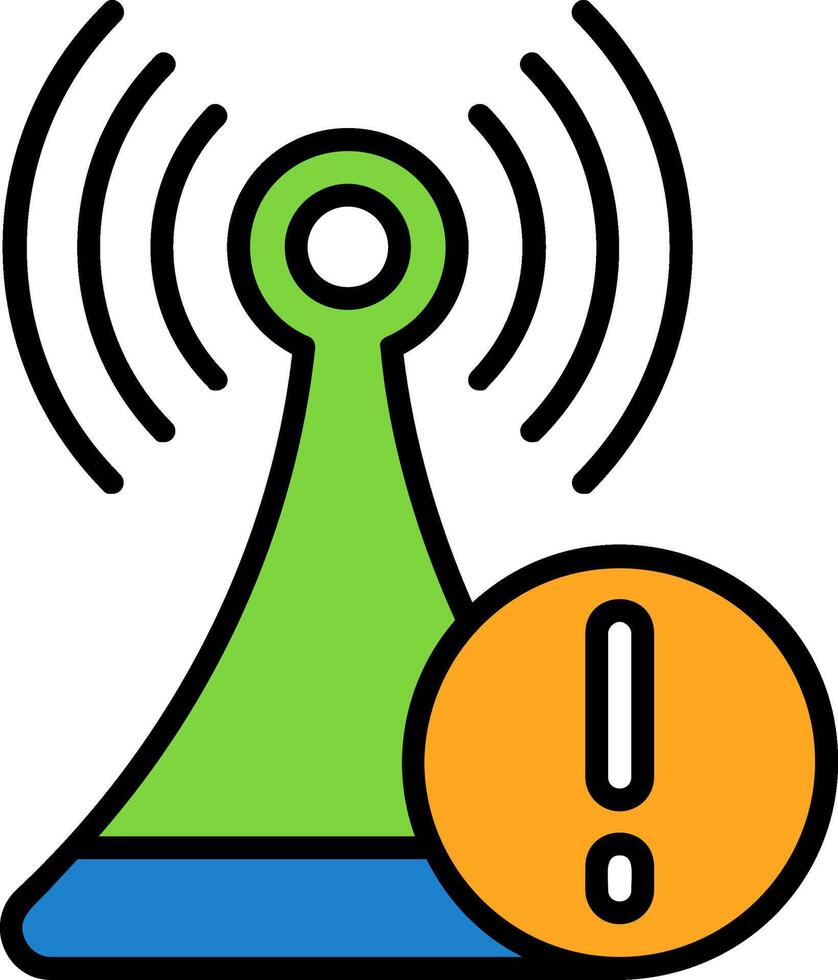 Connection lost Icon Design Symbol vector