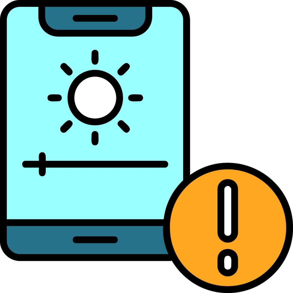 Adaptive brightness Icon Design Symbol vector
