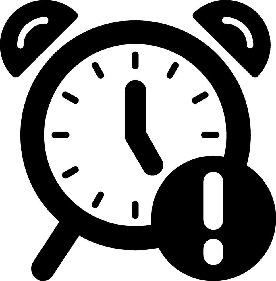 Alarm clock Icon Design Symbol vector