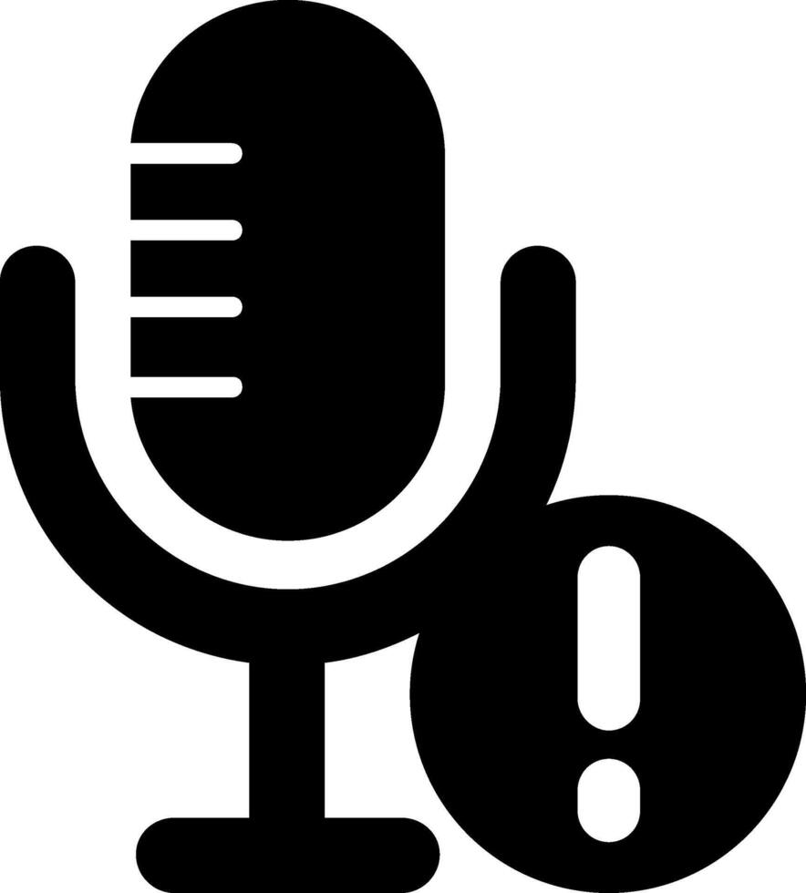 Microphone Icon Design Symbol vector