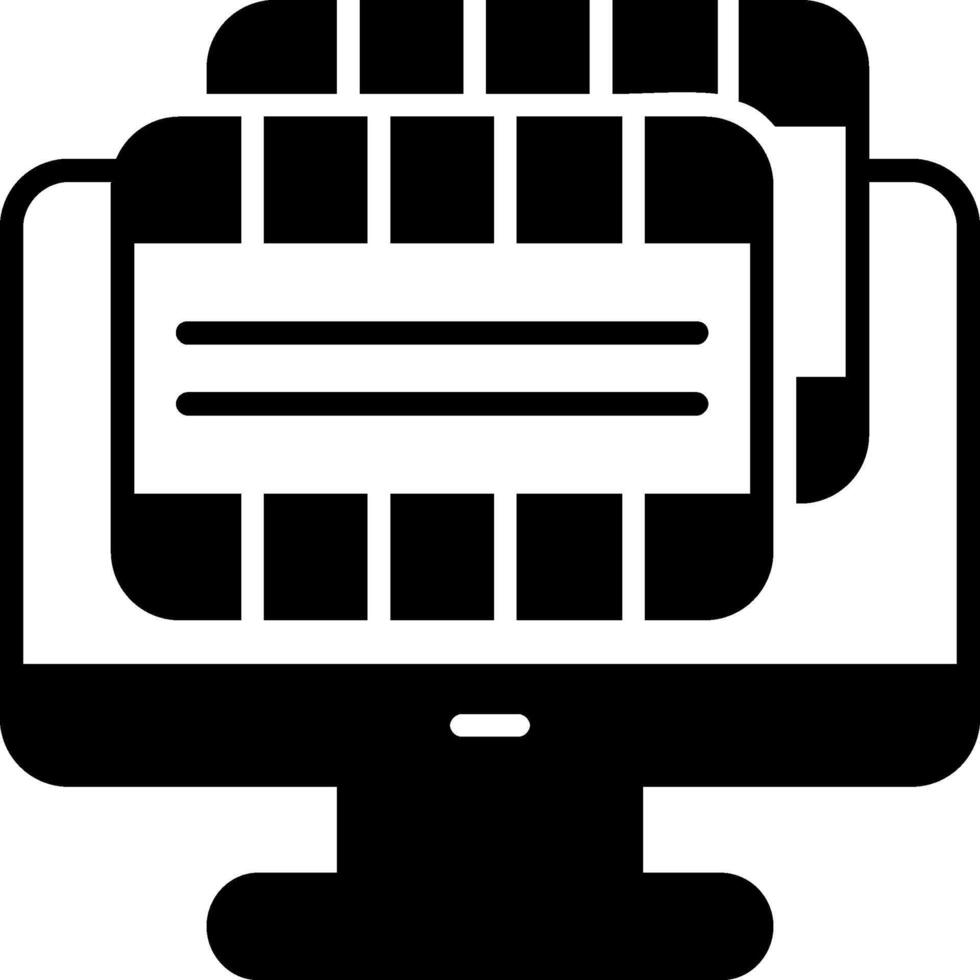 Media Icon Design Symbol vector