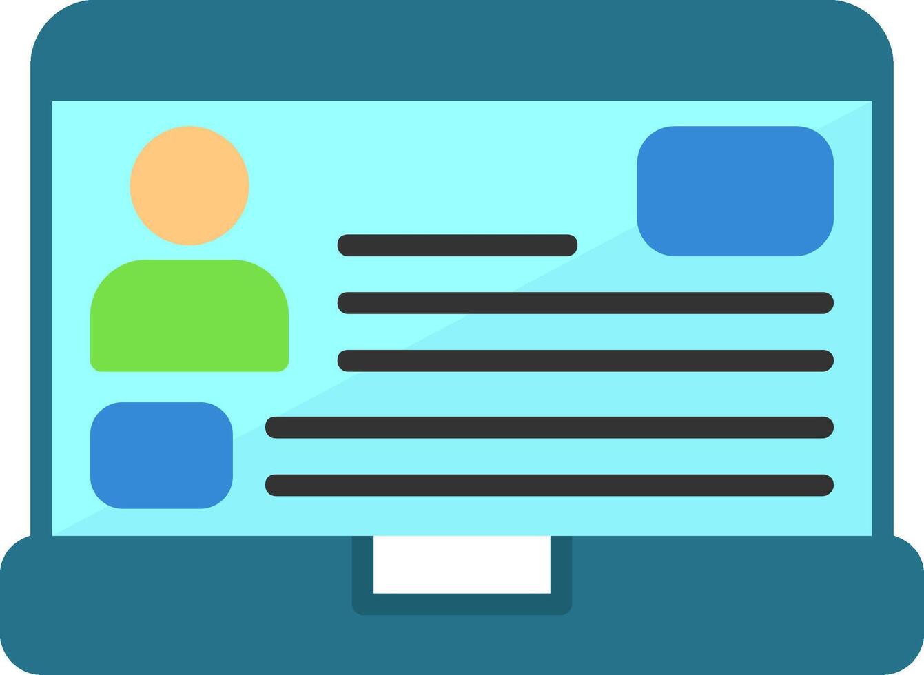 Media Icon Design Symbol vector