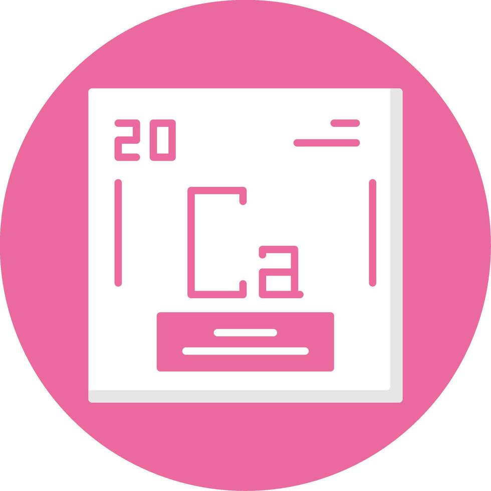 Calcium Icon Design vector